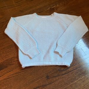 Sweet girl shop blue knit sweater